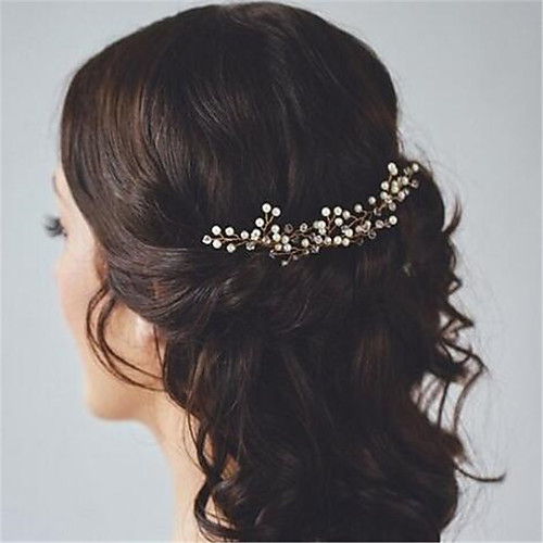 Crystal / Imitation Pearl / Alloy Hair Pin with Crystal / Imitation Pearl 2pcs Wedding Headpiece
Crystal / Imitation Pearl / Alloy Hair Pin with Crystal / Imitation Pearl 2pcs Wedding Headpiece