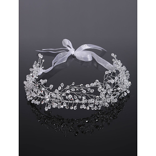 Crystal / Rhinestone / Alloy Headdress with Rhinestone / Crystal 1 Piece Wedding Headpiece
Crystal / Rhinestone / Alloy Headdress with Rhinestone / Crystal 1 Piece Wedding Headpiece