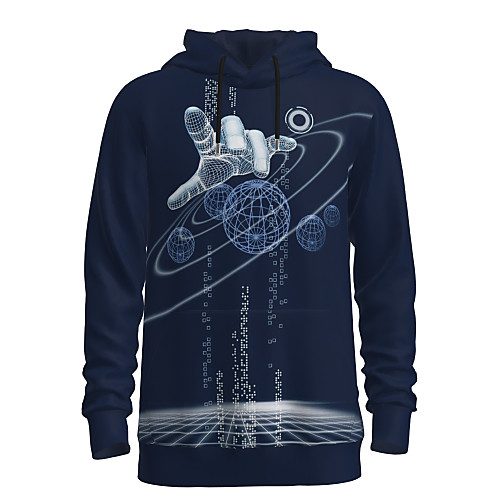 Men's Daily Pullover Hoodie Sweatshirt 3D Graphic Hooded Basic Hoodies Sweatshirts Long Sleeve Navy Blue
Men's Daily Pullover Hoodie Sweatshirt 3D Graphic Hooded Basic Hoodies Sweatshirts Long Sleeve Navy Blue