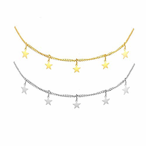 star choker necklace gold star necklace set for women choker necklace gift (3: 2pcs set)
star choker necklace gold star necklace set for women choker necklace gift (3: 2pcs set)
