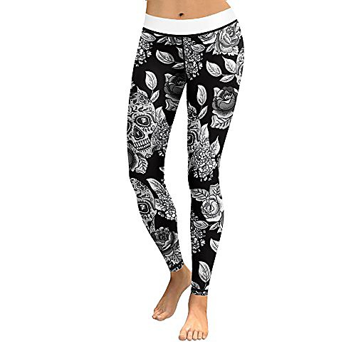 skull printed yoga pants women anti-sweat bodybuilding halloween sport leggings (m, ydb008)
skull printed yoga pants women anti-sweat bodybuilding halloween sport leggings (m, ydb008)