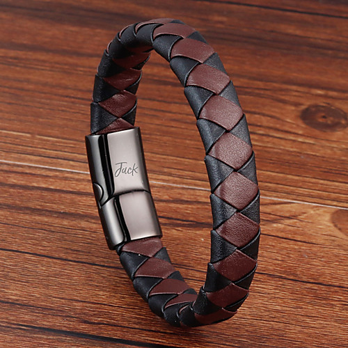 Personalized Customized Bracelet Titanium Steel Daily Geometric 1pcs Black Silver / Laser Engraving
Personalized Customized Bracelet Titanium Steel Daily Geometric 1pcs Black Silver / Laser Engraving