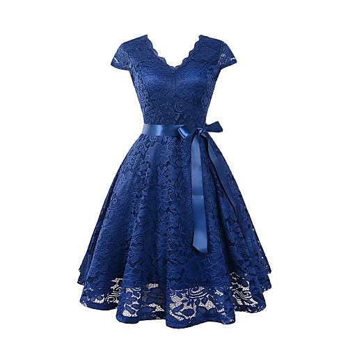 Women's A Line Dress Knee Length Dress Black Blushing Pink Wine Navy Blue Beige Short Sleeve Solid Color Backless Lace Summer Strapless Elegant 2021 S M L XL XXL
Women's A Line Dress Knee Length Dress Black Blushing Pink Wine Navy Blue Beige Short Sleeve Solid Color Backless Lace Summer Strapless Elegant 2021 S M L XL XXL