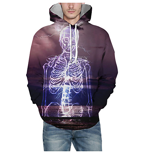 Men's Pullover Hoodie Sweatshirt Graphic Skull Halloween Daily 3D Print Basic Hoodies Sweatshirts Purple
Men's Pullover Hoodie Sweatshirt Graphic Skull Halloween Daily 3D Print Basic Hoodies Sweatshirts Purple