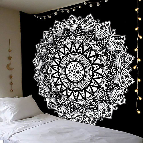 Wall Tapestry Art Decor Blanket Curtain Hanging Home Bedroom Living Room Dorm Decoration Polyester Black White Mandala Views Indian
Wall Tapestry Art Decor Blanket Curtain Hanging Home Bedroom Living Room Dorm Decoration Polyester Black White Mandala Views Indian