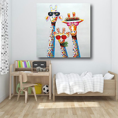 Oil Painting Hand Painted Square Animals Pop Art Comtemporary Modern Stretched Canvas
Oil Painting Hand Painted Square Animals Pop Art Comtemporary Modern Stretched Canvas