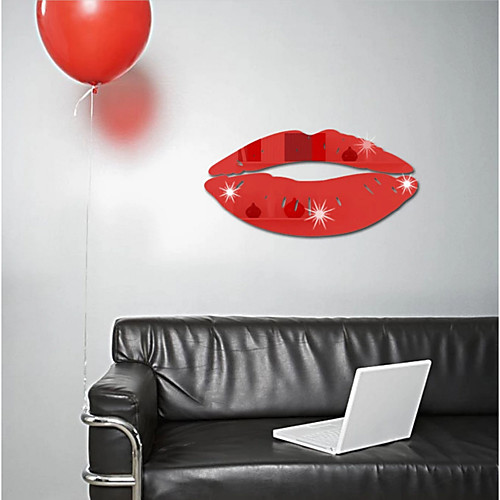 Red Lips 3D Mirror Wall Stickers Home Decor Art Decal Wall Stickers for Kids Room Living Room Decorating Mural Decoration 2513cm
Red Lips 3D Mirror Wall Stickers Home Decor Art Decal Wall Stickers for Kids Room Living Room Decorating Mural Decoration 2513cm