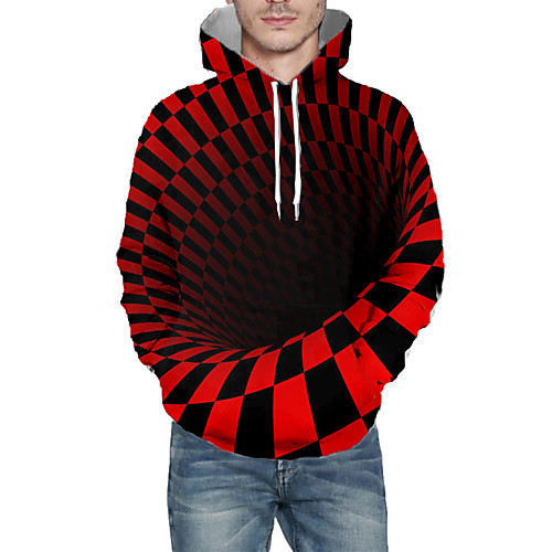 Men's Pullover Hoodie Sweatshirt Graphic Abstract 3D Daily 3D Print Basic Hoodies Sweatshirts Red
Men's Pullover Hoodie Sweatshirt Graphic Abstract 3D Daily 3D Print Basic Hoodies Sweatshirts Red