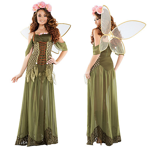 Elf Dress Masquerade Adults' Women's Cosplay Vacation Dress Halloween Party Masquerade Halloween Carnival Masquerade Festival / Holiday Polyester Green Women's Easy Carnival Costumes Novelty / Wings
Elf Dress Masquerade Adults' Women's Cosplay Vacation Dress Halloween Party Masquerade Halloween Carnival Masquerade Festival / Holiday Polyester Green Women's Easy Carnival Costumes Novelty / Wings
