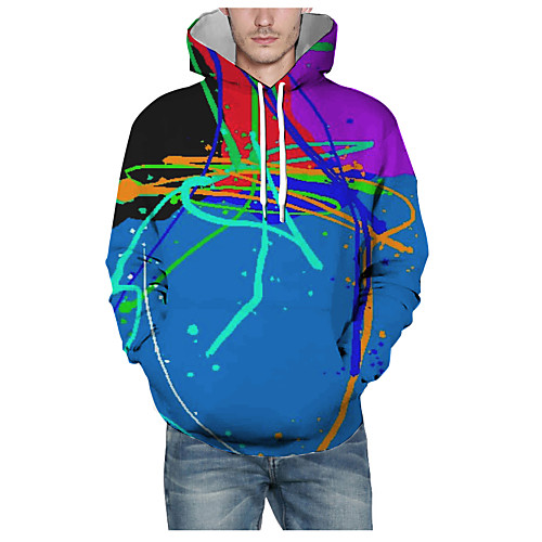 Men's Daily Pullover Hoodie Sweatshirt 3D Graphic Hooded Basic Hoodies Sweatshirts Long Sleeve Blue
Men's Daily Pullover Hoodie Sweatshirt 3D Graphic Hooded Basic Hoodies Sweatshirts Long Sleeve Blue