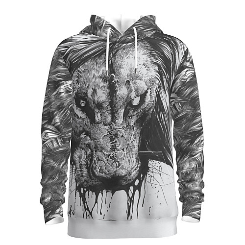 Men's Daily Pullover Hoodie Sweatshirt 3D Graphic Hooded Basic Hoodies Sweatshirts Long Sleeve Gray
Men's Daily Pullover Hoodie Sweatshirt 3D Graphic Hooded Basic Hoodies Sweatshirts Long Sleeve Gray