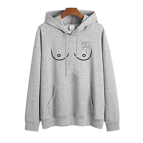 Women's Pullover Hoodie Sweatshirt Graphic Daily Other Prints Casual Hoodies Sweatshirts White Black Red
Women's Pullover Hoodie Sweatshirt Graphic Daily Other Prints Casual Hoodies Sweatshirts White Black Red