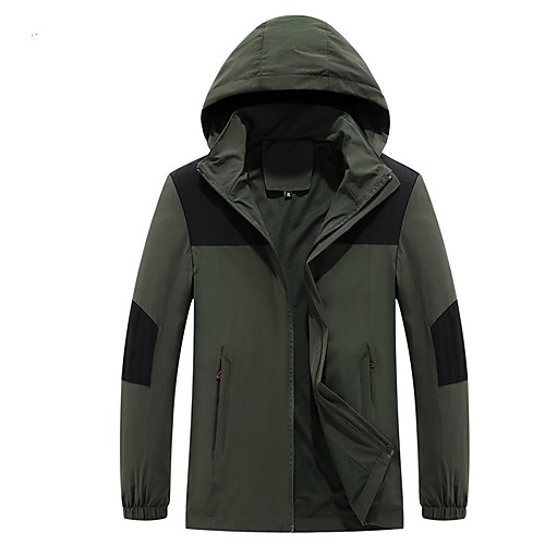 Men's Hiking Jacket Hiking Windbreaker Winter Outdoor Patchwork Windproof Breathable Quick Dry Warm Jacket Winter Jacket Single Slider Hunting Ski / Snowboard Climbing Black Army Green Grey
Men's Hiking Jacket Hiking Windbreaker Winter Outdoor Patchwork Windproof Breathable Quick Dry Warm Jacket Winter Jacket Single Slider Hunting Ski / Snowboard Climbing Black Army Green Grey