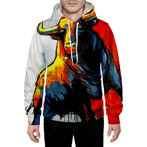 Men's Daily Pullover Hoodie Sweatshirt 3D Graphic Animal Hooded Basic Hoodies Sweatshirts Long Sleeve Rainbow
Men's Daily Pullover Hoodie Sweatshirt 3D Graphic Animal Hooded Basic Hoodies Sweatshirts Long Sleeve Rainbow