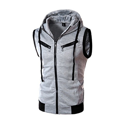 fashion men's summer casual hooded pure color t-shirt sleeveless hoodie tops brown
fashion men's summer casual hooded pure color t-shirt sleeveless hoodie tops brown