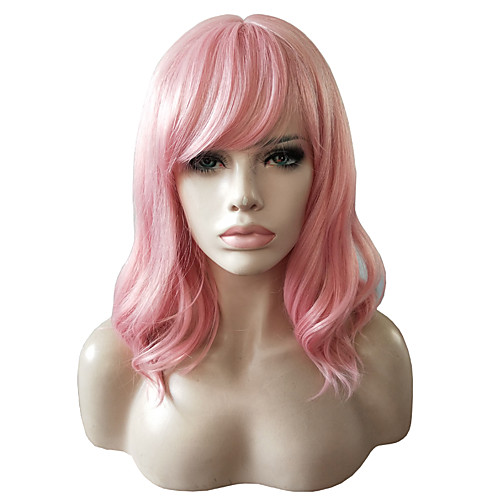 Synthetic Wig Loose Curl With Bangs Wig Short PinkRed Synthetic Hair 16 inch Women's Fashionable Design Cute Party Pink
Synthetic Wig Loose Curl With Bangs Wig Short PinkRed Synthetic Hair 16 inch Women's Fashionable Design Cute Party Pink