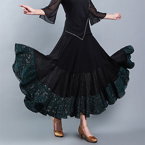 Ballroom Dance Skirts Pattern / Print Ruching Gore Women's Training Performance High Polyester
Ballroom Dance Skirts Pattern / Print Ruching Gore Women's Training Performance High Polyester