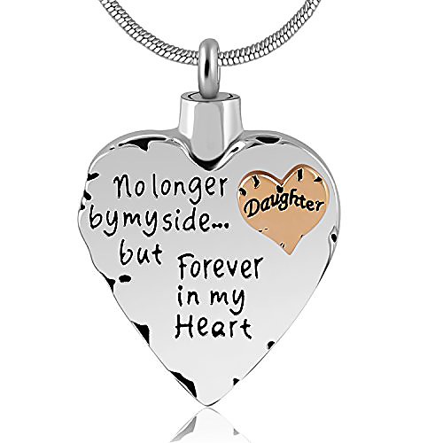 unisex no longer by my side but forever in my heart dad&mom cremation ashes urn pendant necklace (daughter)
unisex no longer by my side but forever in my heart dad&mom cremation ashes urn pendant necklace (daughter)