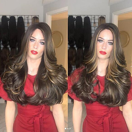 Synthetic Wig Curly Asymmetrical Wig Very Long Brown Synthetic Hair 26 inch Women's Classic Exquisite Fluffy Brown
Synthetic Wig Curly Asymmetrical Wig Very Long Brown Synthetic Hair 26 inch Women's Classic Exquisite Fluffy Brown