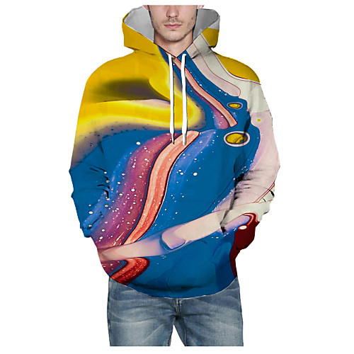 Men's Pullover Hoodie Sweatshirt Graphic 3D Daily 3D Print Basic Hoodies Sweatshirts Rainbow
Men's Pullover Hoodie Sweatshirt Graphic 3D Daily 3D Print Basic Hoodies Sweatshirts Rainbow