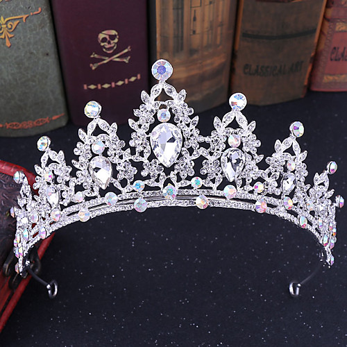 Women's For Wedding Party Evening Masquerade Jewelry Series Romantic Series Pave Synthetic Diamond Alloy Silver Rainbow 1pc
Women's For Wedding Party Evening Masquerade Jewelry Series Romantic Series Pave Synthetic Diamond Alloy Silver Rainbow 1pc