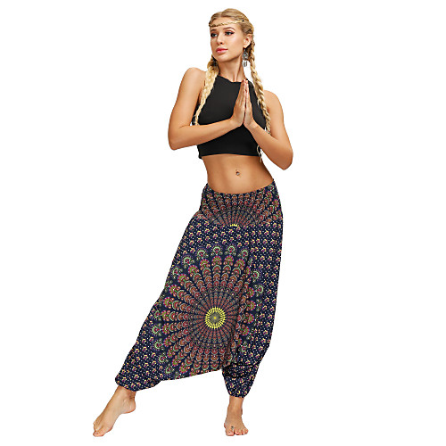 Women's Yoga Pants Harem Bloomers Breathable Quick Dry Bohemian Dark Navy Yoga Fitness Gym Workout Sports Activewear / Casual / Athleisure
Women's Yoga Pants Harem Bloomers Breathable Quick Dry Bohemian Dark Navy Yoga Fitness Gym Workout Sports Activewear / Casual / Athleisure