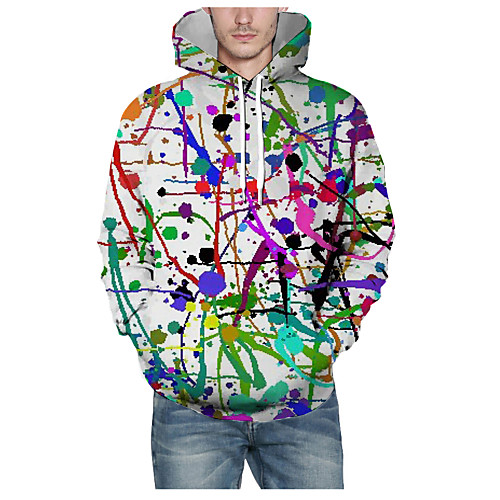 Men's Daily Pullover Hoodie Sweatshirt 3D Graphic Hooded Basic Hoodies Sweatshirts Long Sleeve Rainbow
Men's Daily Pullover Hoodie Sweatshirt 3D Graphic Hooded Basic Hoodies Sweatshirts Long Sleeve Rainbow