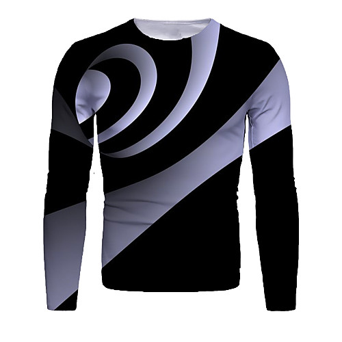 Men's T shirt 3D Print Graphic Abstract Long Sleeve Daily Tops Basic Black
Men's T shirt 3D Print Graphic Abstract Long Sleeve Daily Tops Basic Black
