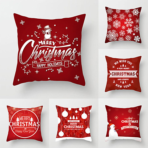 1 Set of 6 pcs Christmas Series Decorative Linen Throw Pillow Cover for Christmas Gift Home Decoration,18 x 18 inches 45 x 45 cm
1 Set of 6 pcs Christmas Series Decorative Linen Throw Pillow Cover for Christmas Gift Home Decoration,18 x 18 inches 45 x 45 cm