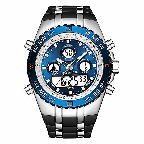 mens watches waterproof chronograph stainless steel analog quartz watch luminous digital analog wrist watch with rubber band
mens watches waterproof chronograph stainless steel analog quartz watch luminous digital analog wrist watch with rubber band
