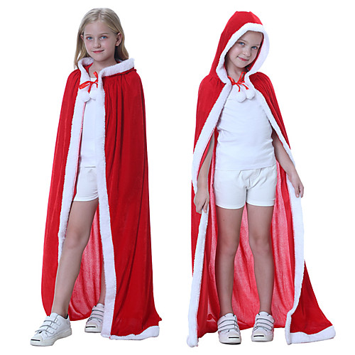 Santa Claus Dress Women's Kid's Vacation Dress Christmas Christmas Velvet Cloak / Men's
Santa Claus Dress Women's Kid's Vacation Dress Christmas Christmas Velvet Cloak / Men's