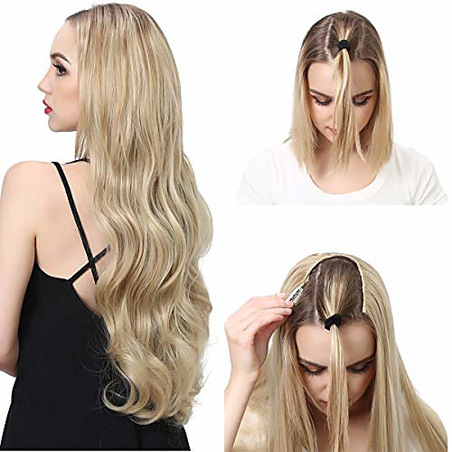 clip in half wig blonde u part synthetic hair extensions long loose boby wave thick full head hairpiece hair piece for women none lace front cosplay wigs kanekalon fiber 28 uw09&22/613
clip in half wig blonde u part synthetic hair extensions long loose boby wave thick full head hairpiece hair piece for women none lace front cosplay wigs kanekalon fiber 28 uw09&22/613