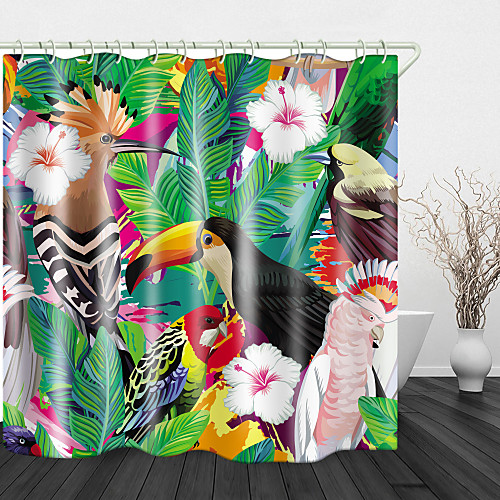 Painting flowers and Birds Print Waterproof Fabric Shower Curtain for Bathroom Home Decor Covered Bathtub Curtains Liner Includes with Hooks
Painting flowers and Birds Print Waterproof Fabric Shower Curtain for Bathroom Home Decor Covered Bathtub Curtains Liner Includes with Hooks