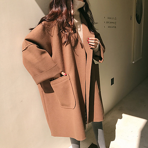 Women's Solid Colored Oversized Basic Fall & Winter Coat Long Daily Long Sleeve Cotton Coat Tops Black
Women's Solid Colored Oversized Basic Fall & Winter Coat Long Daily Long Sleeve Cotton Coat Tops Black