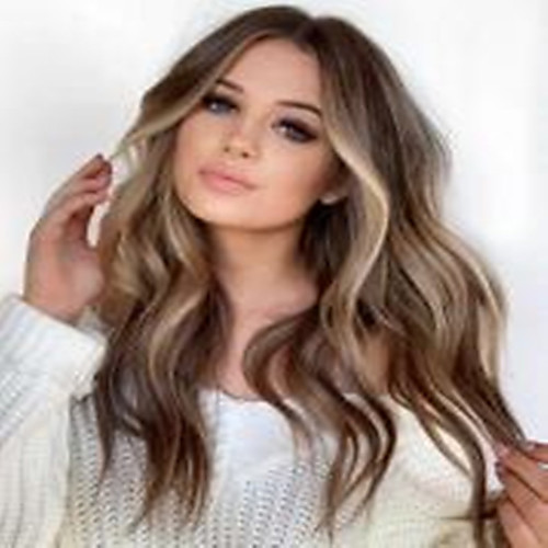 Synthetic Wig Body Wave Middle Part Wig Long Very Long Light Brown Synthetic Hair 26 inch Women's Party Highlighted / Balayage Hair Middle Part Brown
Synthetic Wig Body Wave Middle Part Wig Long Very Long Light Brown Synthetic Hair 26 inch Women's Party Highlighted / Balayage Hair Middle Part Brown