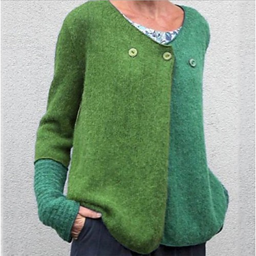 Women's Basic Button Geometric Pullover Long Sleeve Sweater Cardigans V Neck Winter Blue Purple Yellow
Women's Basic Button Geometric Pullover Long Sleeve Sweater Cardigans V Neck Winter Blue Purple Yellow
