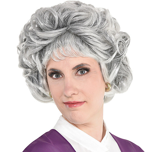 Cosplay Wig Sarcastic Senior Loose Curl Asymmetrical Wig Short Grey Synthetic Hair Women's Anime Cosplay Exquisite Gray
Cosplay Wig Sarcastic Senior Loose Curl Asymmetrical Wig Short Grey Synthetic Hair Women's Anime Cosplay Exquisite Gray