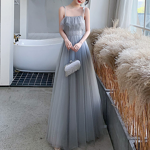 A-Line Glittering Elegant Wedding Guest Prom Dress Spaghetti Strap Sleeveless Floor Length Tulle with Sequin Ruffles 2021
A-Line Glittering Elegant Wedding Guest Prom Dress Spaghetti Strap Sleeveless Floor Length Tulle with Sequin Ruffles 2021