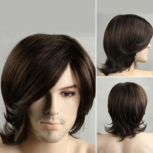 Synthetic Wig kinky Straight with Baby Hair Wig Medium Length Chocolate Synthetic Hair 34-38 inch Men's Classic New Arrival Comfortable Dark Brown
Synthetic Wig kinky Straight with Baby Hair Wig Medium Length Chocolate Synthetic Hair 34-38 inch Men's Classic New Arrival Comfortable Dark Brown