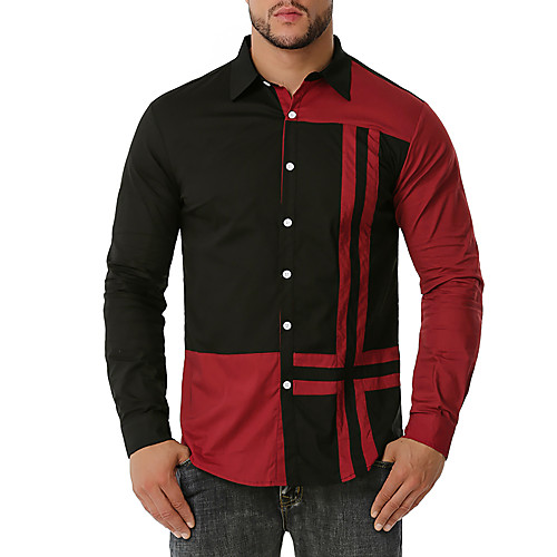Men's Shirt Other Prints Graphic Long Sleeve Daily Tops Cotton Black Wine Gray
Men's Shirt Other Prints Graphic Long Sleeve Daily Tops Cotton Black Wine Gray