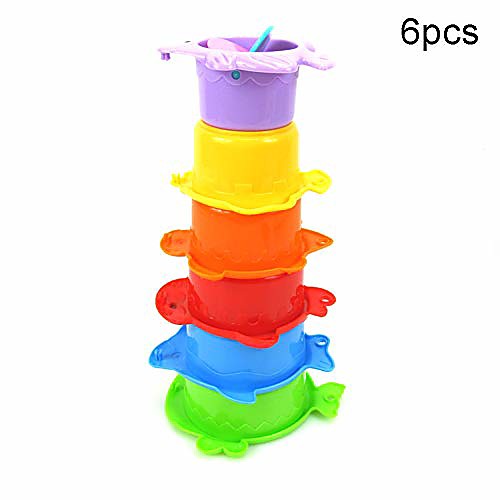 kids toys, 6pcs/set marine fish animal colorful stacking cups baby bath intelligent toy puzzles & magic cubes perfect fun time play activity gift for boys girls, 6pcs
kids toys, 6pcs/set marine fish animal colorful stacking cups baby bath intelligent toy puzzles & magic cubes perfect fun time play activity gift for boys girls, 6pcs
