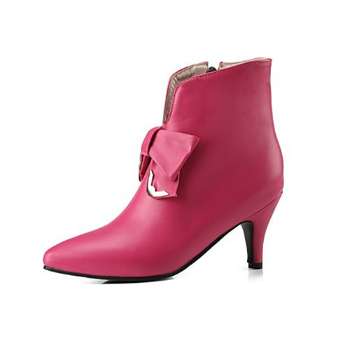 Women's Boots Stiletto Heel Pointed Toe Booties Ankle Boots Classic Daily PU Bowknot Solid Colored White Black Burgundy / Booties / Ankle Boots / Booties / Ankle Boots
Women's Boots Stiletto Heel Pointed Toe Booties Ankle Boots Classic Daily PU Bowknot Solid Colored White Black Burgundy / Booties / Ankle Boots / Booties / Ankle Boots