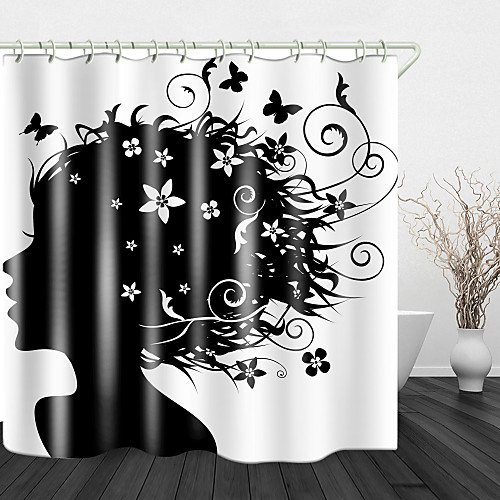 Ink Painting African Beauty Print Waterproof Fabric Shower Curtain for Bathroom Home Decor Covered Bathtub Curtains Liner Includes with Hooks
Ink Painting African Beauty Print Waterproof Fabric Shower Curtain for Bathroom Home Decor Covered Bathtub Curtains Liner Includes with Hooks