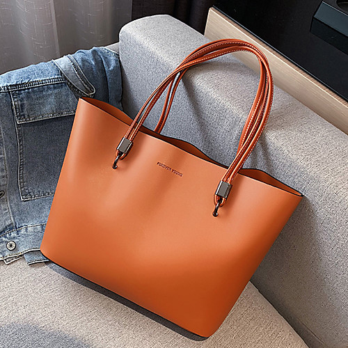 Women's Bags PU Leather Leather Tote Top Handle Bag Zipper Daily Outdoor Handbags Black Red Brown
Women's Bags PU Leather Leather Tote Top Handle Bag Zipper Daily Outdoor Handbags Black Red Brown