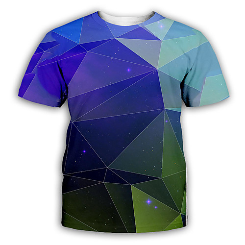 Men's T shirt 3D Print Graphic Print Short Sleeve Party Tops Exaggerated Rainbow
Men's T shirt 3D Print Graphic Print Short Sleeve Party Tops Exaggerated Rainbow