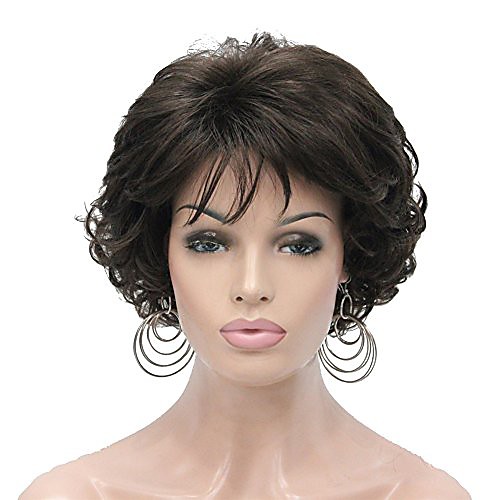 short chestnut brown curly synthetic wig full wigs women's thick hair for everyday
short chestnut brown curly synthetic wig full wigs women's thick hair for everyday