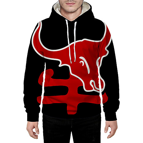Men's Pullover Hoodie Sweatshirt Graphic 3D Animal Daily 3D Print Basic Hoodies Sweatshirts Black
Men's Pullover Hoodie Sweatshirt Graphic 3D Animal Daily 3D Print Basic Hoodies Sweatshirts Black