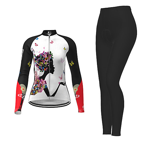 Women's Long Sleeve Cycling Jersey with Tights Winter Black / Yellow Red Fuchsia Novelty Bike Breathable Quick Dry Moisture Wicking Sports Novelty Mountain Bike MTB Road Bike Cycling Clothing Apparel
Women's Long Sleeve Cycling Jersey with Tights Winter Black / Yellow Red Fuchsia Novelty Bike Breathable Quick Dry Moisture Wicking Sports Novelty Mountain Bike MTB Road Bike Cycling Clothing Apparel