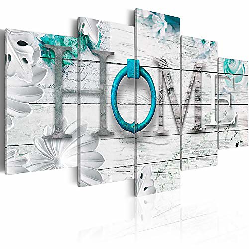 dreamy home decoration large 5 panels turquoise canvas print painting modern wall art decor 60 w x 30 h
dreamy home decoration large 5 panels turquoise canvas print painting modern wall art decor 60 w x 30 h