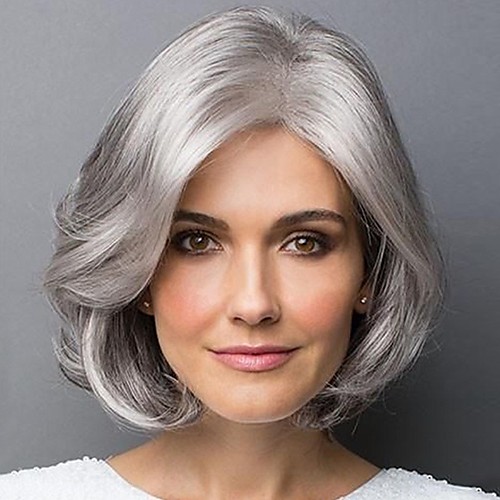 Synthetic Wig Curly Asymmetrical Wig Short Silver grey Synthetic Hair Women's Exquisite Comfy Fluffy Silver
Synthetic Wig Curly Asymmetrical Wig Short Silver grey Synthetic Hair Women's Exquisite Comfy Fluffy Silver